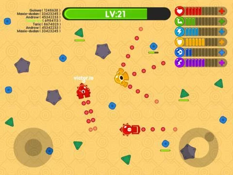 Изображение игры: Diep.IO Tank Arena - Online Tank IO Diep War game of Slither Snake Skins