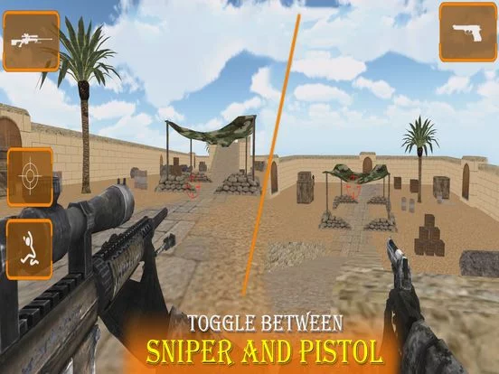 Изображение игры: Sniper Vs Sniper: Online Multiplayer