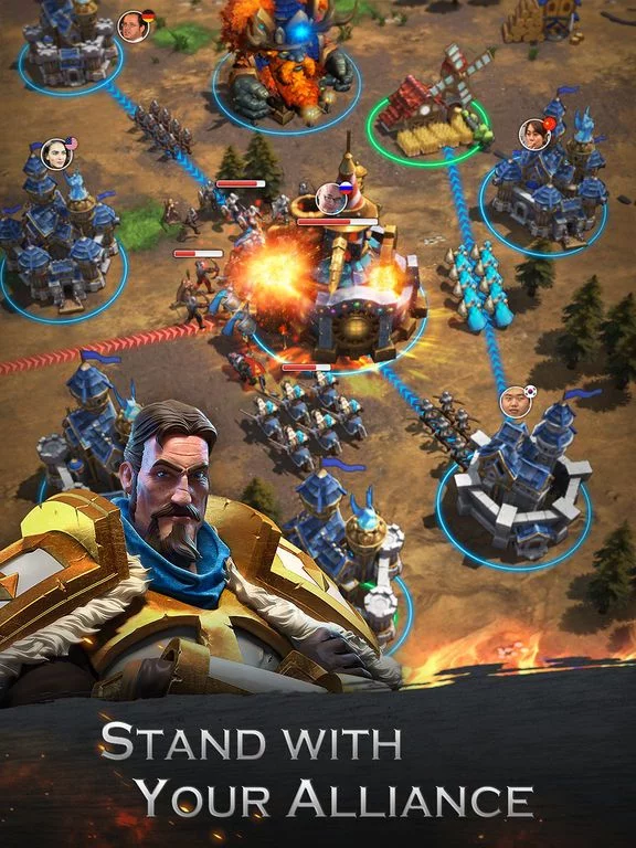 Изображение игры: Alliance at war: magic throne