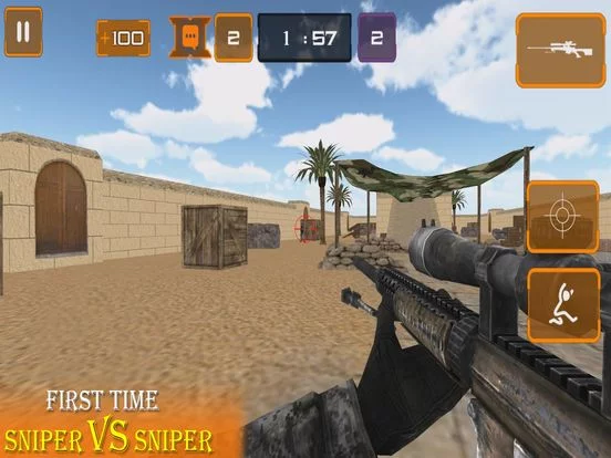 Изображение игры: Sniper Vs Sniper: Online Multiplayer