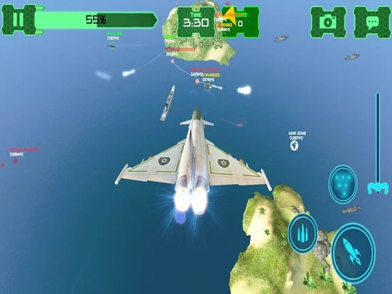 Изображение игры: Modern Air Attack: Air War Online Multiplayer