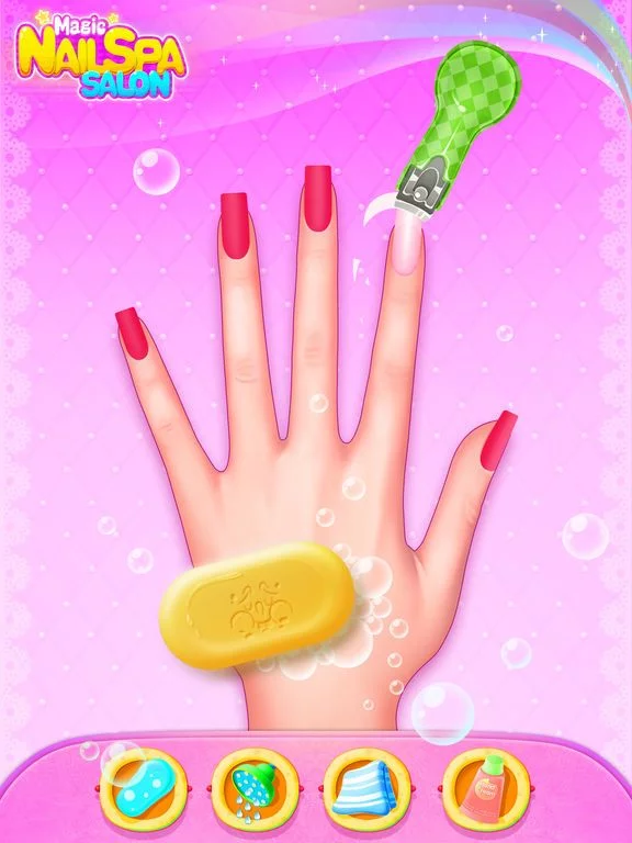 Изображение игры: Magic Nail Salon: Girls Makeover Games