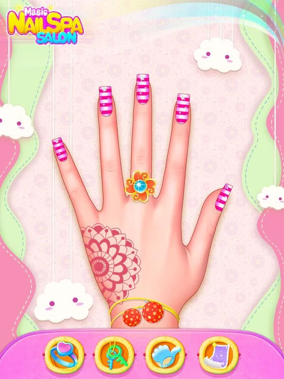 Изображение игры: Magic Nail Salon: Girls Makeover Games