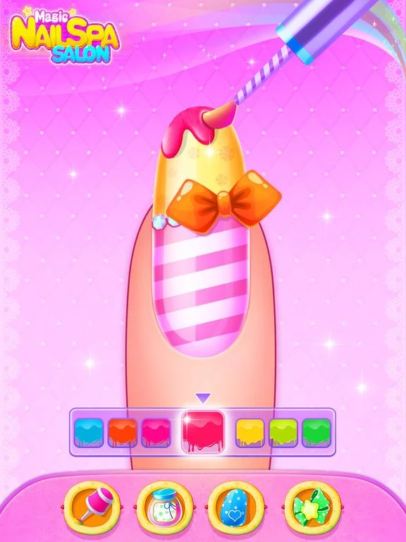 Изображение игры: Magic Nail Salon: Girls Makeover Games