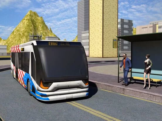 Изображение игры: City Bus Simulator Game 2016