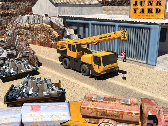 Изображение игры: California Junkyard Parking game
