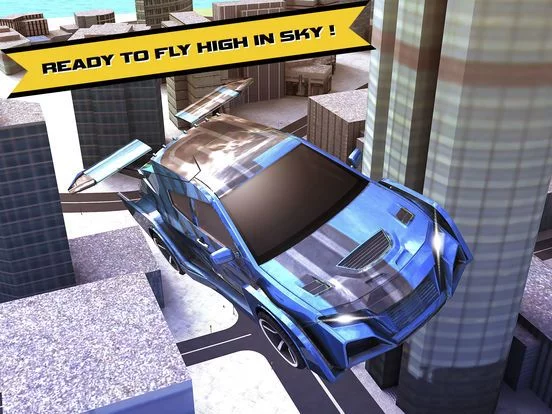 Изображение игры: Car Racing Real Flying Game