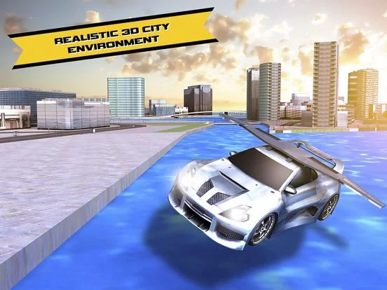 Изображение игры: Car Racing Real Flying Game