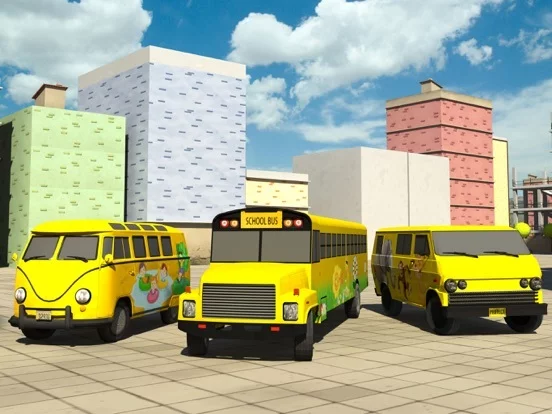 Изображение игры: Kids School Bus Learning Driver 3d simulator
