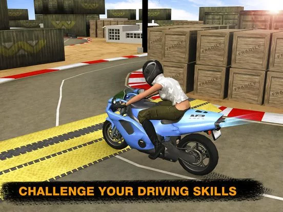 Изображение игры: 3D Stunt Bike Real race Drifting