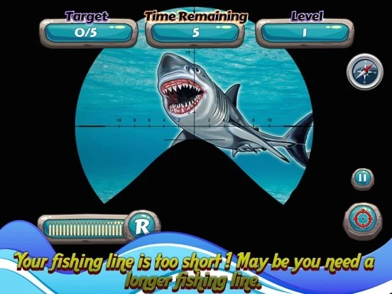 Изображение игры: fishing Shark Hunting Game
