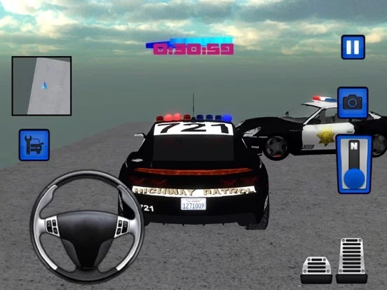 Изображение игры: The Police Car Driver City parking 3d Simulator