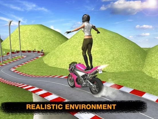 Изображение игры: 3D Stunt Bike Real race Drifting