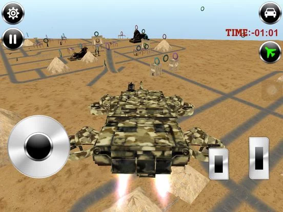 Изображение игры: Battle Tank Flying 3D Simulator