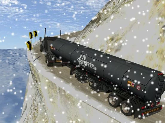 Изображение игры: Winter Truck Driver Cargo Simulator Game