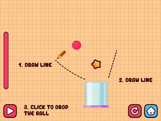 Изображение игры: Draw Ball: Tricky Drawing Line