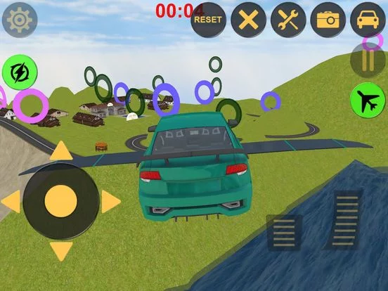 Изображение игры: Flying Muscle Car simulator