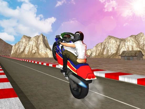Изображение игры: 3D Stunt Bike Real race Drifting