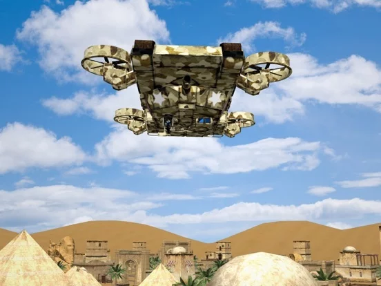 Изображение игры: Battle Tank Flying 3D Simulator