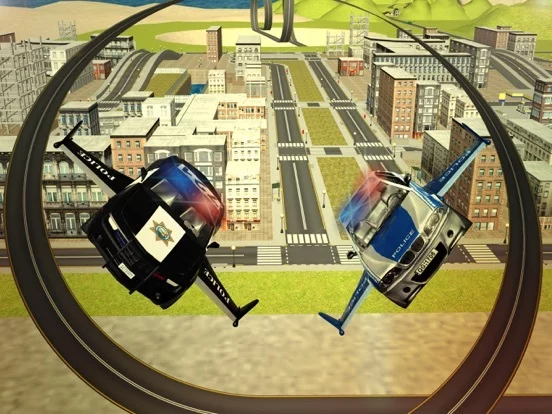 Изображение игры: Flying Police Car Simulator 3d games