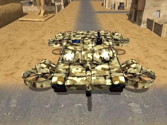 Изображение игры: Battle Tank Flying 3D Simulator