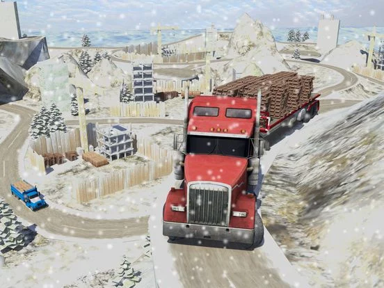 Изображение игры: Winter Truck Driver Cargo Simulator Game