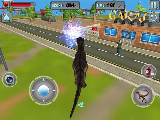 Изображение игры: Dino City Hunter 3D Simulator