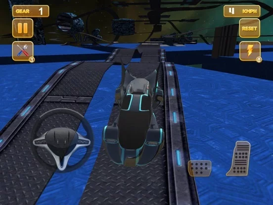 Изображение игры: Star Extreme Galaxy Stunt Car Wars Games