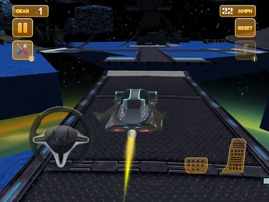 Изображение игры: Star Extreme Galaxy Stunt Car Wars Games