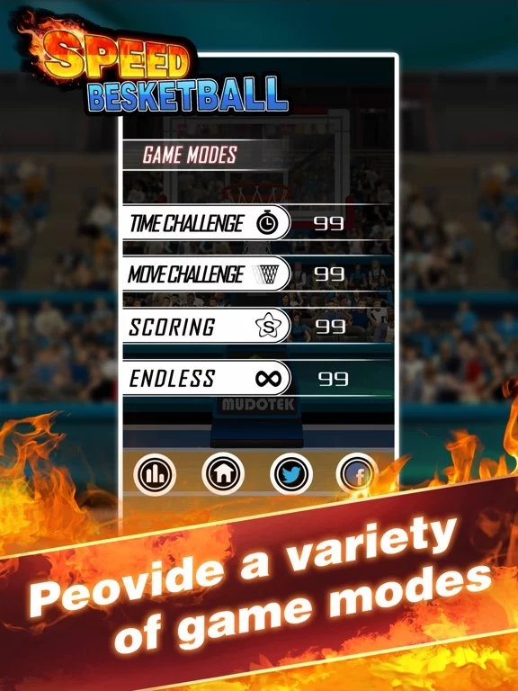 Изображение игры: Speed Basketball