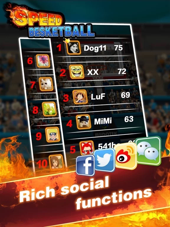 Изображение игры: Speed Basketball