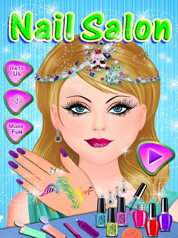 Изображение игры: Nail Salon -Girl Make up Makeover Dress up Fashion