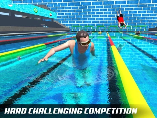 Изображение игры: Water Swimming Diving Race