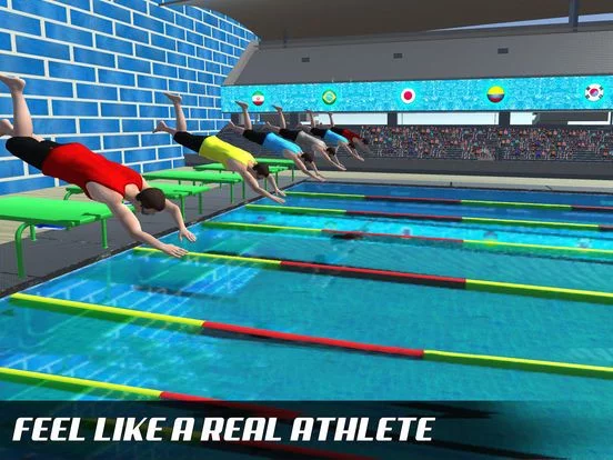 Изображение игры: Water Swimming Diving Race