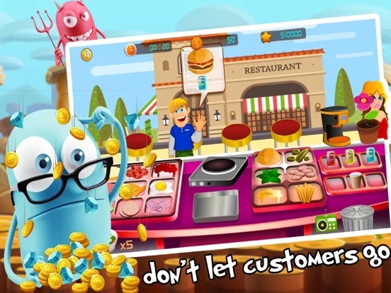 Изображение игры: Burger Restaurant: Cook Craze