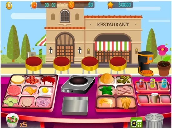Изображение игры: Burger Restaurant: Cook Craze
