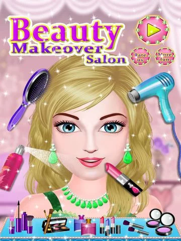 Изображение игры: Beauty Princess Makeup & Makeover Spa Salon - Girls Games