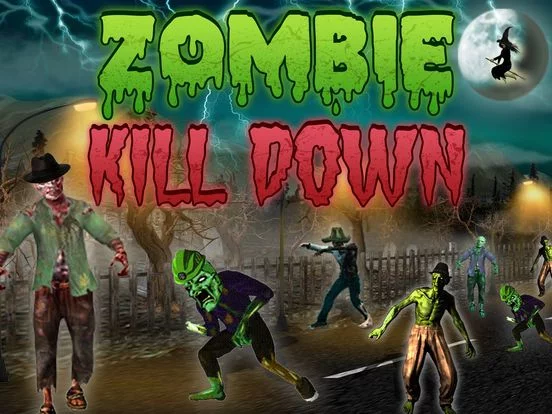 Изображение игры: Zombie Kill Down Free