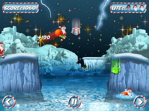 Изображение игры: Santa Fun Run Free