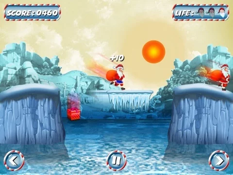 Изображение игры: Santa Fun Run Free