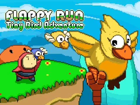 Изображение игры: Flappy Run - Impossible Tiny Jump-y Bird Adventure Racing Multiplayer Free by Top Crazy Games