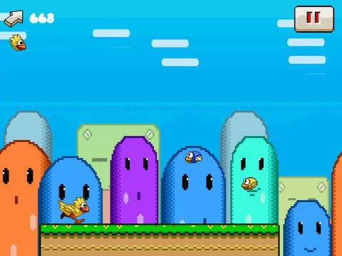 Изображение игры: Flappy Run - Impossible Tiny Jump-y Bird Adventure Racing Multiplayer Free by Top Crazy Games