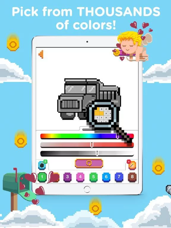 Изображение игры: Super Pixel: Color by Number