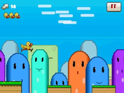 Изображение игры: Flappy Run - Impossible Tiny Jump-y Bird Adventure Racing Multiplayer Free by Top Crazy Games