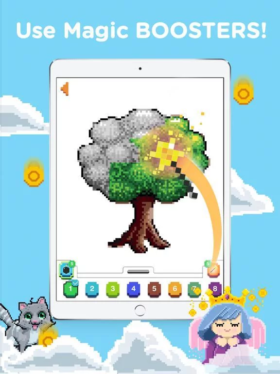 Изображение игры: Super Pixel: Color by Number