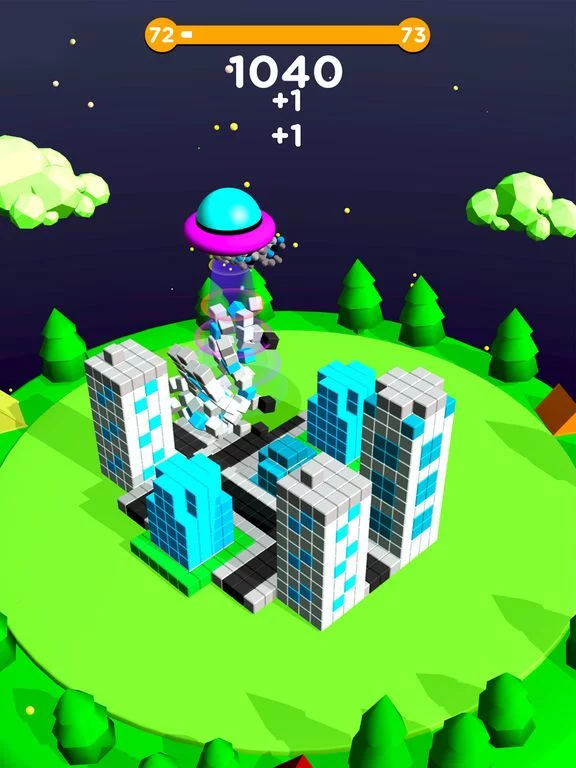 Изображение игры: Color Block Up
