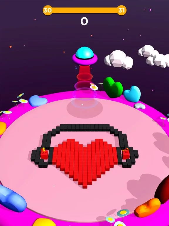 Изображение игры: Color Block Up