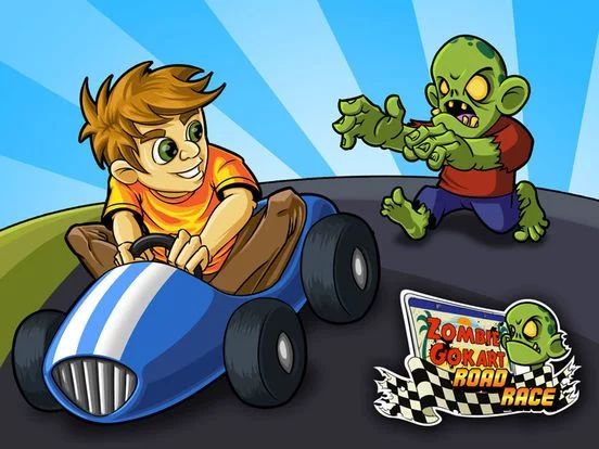 Изображение игры: Zombie Go Kart - Tricky Racing