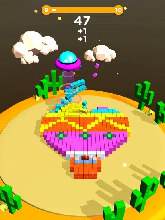 Изображение игры: Color Block Up