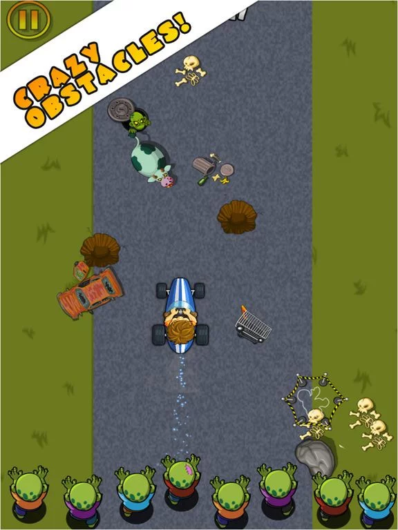 Изображение игры: Zombie Go Kart - Tricky Racing